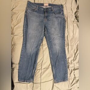 Everlane light wash ankle length jeans